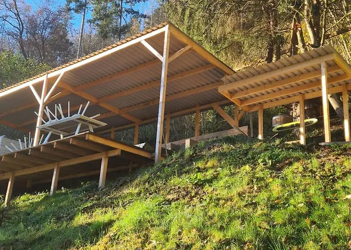 公寓 Exclusives Waldhaus Zum Gechillten Hirsch - Komplett 特拉本特拉巴赫